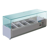 Commercial Refrigerated Servery Topper | 4 GN Display Unit | Gastronorm Countertop Chiller | Polar GD875