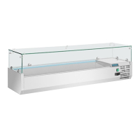 Commercial Refrigerated Servery Topper | Cold Display Counter | 6 GN Capacity | Polar GD876