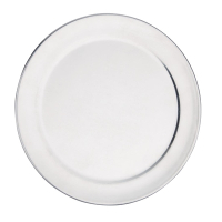 Aluminium Pizza Tray | Wide Rim Baking Pan | 8in Diameter | Vogue GE196