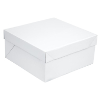Cake Box 12in | Pastry Presentation Box | 12 Inch Square Display Case | PME GE877