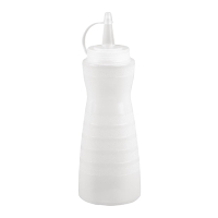 Clear Sauce Bottle | Condiment Dispenser | Lidded Bottle | Vogue GF250