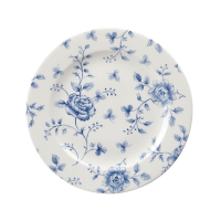Vintage Tea Plates | Churchill Prague Rose Print | 210mm | Churchill GF611