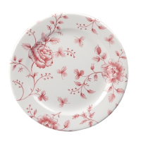 Churchill Vintage Prints Tea Plates | Cranberry Rose Print | 170mm | Churchill GF615