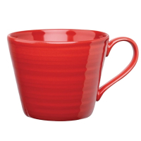Snug Mugs | Rustics Red Ceramic Mugs | 341ml Coffee Cups | Art de Cuisine GF702