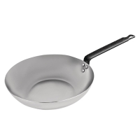 Carbon Steel Wok | Professional Wok Pan | 280mm | Vogue GG722