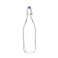 Glass Water Bottles | Tabletop Water Carafe | 1L Capacity | Olympia GG930
