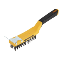 Grill Brush with Scraper | BBQ Cleaning Tool | Stainless Steel Bristles | Broilmaster GS201