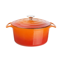 Round Casserole Dish | Orange Casserole | 3.2 Litre Capacity | Vogue GH302