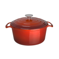 Round Casserole Dish | Red Casserole | 4 Litre Capacity | Vogue GH305