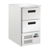 Commercial Counter Fridge | Refrigerator with Drawers | 2 GN Drawers | Polar G-Series