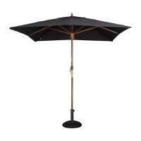 Square Double Pulley Parasol | Outdoor Umbrella | 2.5m Diameter | Bolero GH990