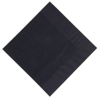 Compostable Dinner Napkins | Black Dinner Napkins | 400mm | Duni GJ113