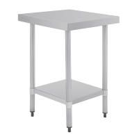 Stainless Steel Prep Table | Commercial Kitchen Worktop | 900x600x700mm | Vogue GJ500