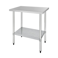 Stainless Steel Prep Table | Kitchen Worktop | 900x900x700mm | Vogue GJ501