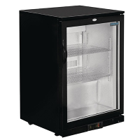 Commercial Back Bar Cooler | Single Door Bottle Fridge | 128 Litre Capacity | Polar GL011