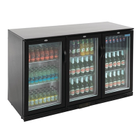 Commercial Back Bar Cooler | Bar Fridge | Hinged Doors | 330 Litre Capacity | Polar GL004