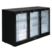 Commercial Back Bar Cooler | Bar Fridge | Hinged Doors | 320 Litre | Polar GL014