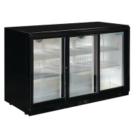 Commercial Back Bar Cooler | Undercounter Beer Fridge | Sliding Doors | 330 Litre | Polar GL006