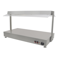Commercial Food Warmer | Carvery Servery Display Unit | Temperature Control | Modena GL3