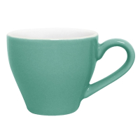 Cafe Espresso Cups | Aqua Porcelain Coffee Cups | 100ml/3.5oz Capacity | Olympia GL459
