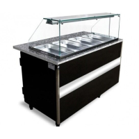 Cold Buffet Display | Closed Refrigerated Countertop | 1000mm Width | Igloo Gastroline GLC-1000