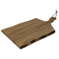 Wooden Serving Board | Acacia Wood Wavy Handle | Small 305mm | Olympia GM263