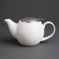 Cafe Teapot | Porcelain Teapot | 510ml Capacity | Olympia GM593