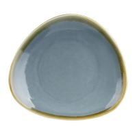 Triangular Plate | Kiln Ocean Ceramic Plate | 280mm Tableware | Olympia GP343