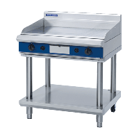 Commercial Gas Griddle | Countertop Flat Top Grill | 900mm | Blue Seal Evolution GP516-LS