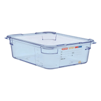 Food Storage Container | GN 1/2 Container | ABS Blue 100mm | Araven GP584