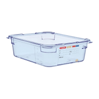 Food Storage Container | GN 1/2 Container | ABS Blue 100mm | Araven GP584