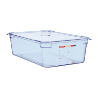 Food Storage Container | ABS GN 1/1 Container | 150mm Deep Blue | Araven GP590