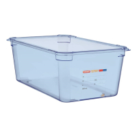 ABS Food Storage Container | Blue GN 1/1 Container | 200mm Depth | Araven GP591