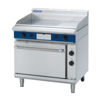 Commercial Griddle with Static Oven | Electric Griddle | Gas Oven Combo | Blue Seal Evolution GPE506/N