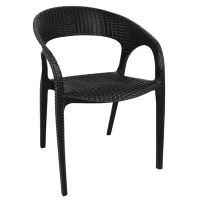 Rattan Wraparound Armchair | Outdoor Restaurant Seating | Pack of 4 | Bolero GR363