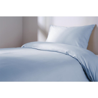 Flat Sheet Blue Double | Bedding | 144 Thread Count Cotton-Polyester | Mitre Essentials GU220