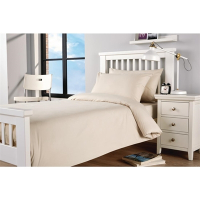 Duvet Cover | Ivory Bedding | Double Size | Mitre Essentials GU214