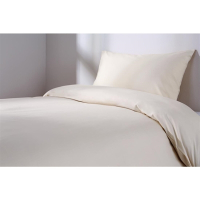 Flat Sheet Ivory Double | Bed Linen | 100% Cotton | Mitre Essentials Spectrum GU223