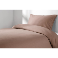 Flat Sheet Mocha Double | Bedding Sheet | Soft Cotton Blend | Mitre Essentials GU224