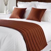 Chocolate Bed Runner Super King | Hotel Bedroom Accessory | Mitre Comfort Simplicity GU950