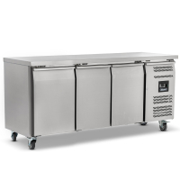Commercial 3 Door Freezer Counter | Slimline 600mm Depth | 339L Capacity | Blizzard LBC3SL
