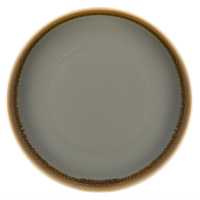 Round Coupe Plate | Kiln Collection | Smoke 230mm | Olympia HC387