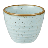 Round Dip Pots | Stonecast Duck Egg Ripple | 57mm Diameter | Churchill HC826