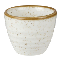 Dip Pots | Round Porcelain Dip Bowl | Stonecast Barley White Ripple | 57ml | Churchill HC829