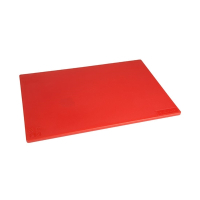 Anti-bacterial Chopping Board | Low Density Cutting Board | Red Kitchen Board | Hygiplas HC859