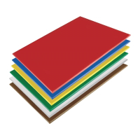 Low Density Chopping Boards | Commercial Kitchen Cutting Boards | 600x450x10mm Set of 6 | Hygiplas HC879