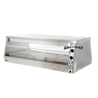 Commercial Heated Chicken Display | Hot Food Warmer | 3 Pans Capacity | Archway HD3