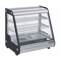 Countertop Heated Merchandiser | Hot Food Display | 130L Capacity | Blizzard HOTT1