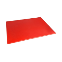 High Density Chopping Board | Red Food Preparation Board | Large Kitchen Surface | Hygiplas J011