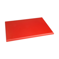 Extra Thick High Density Chopping Board | Red Cutting Board | Professional Kitchen | Hygiplas J034